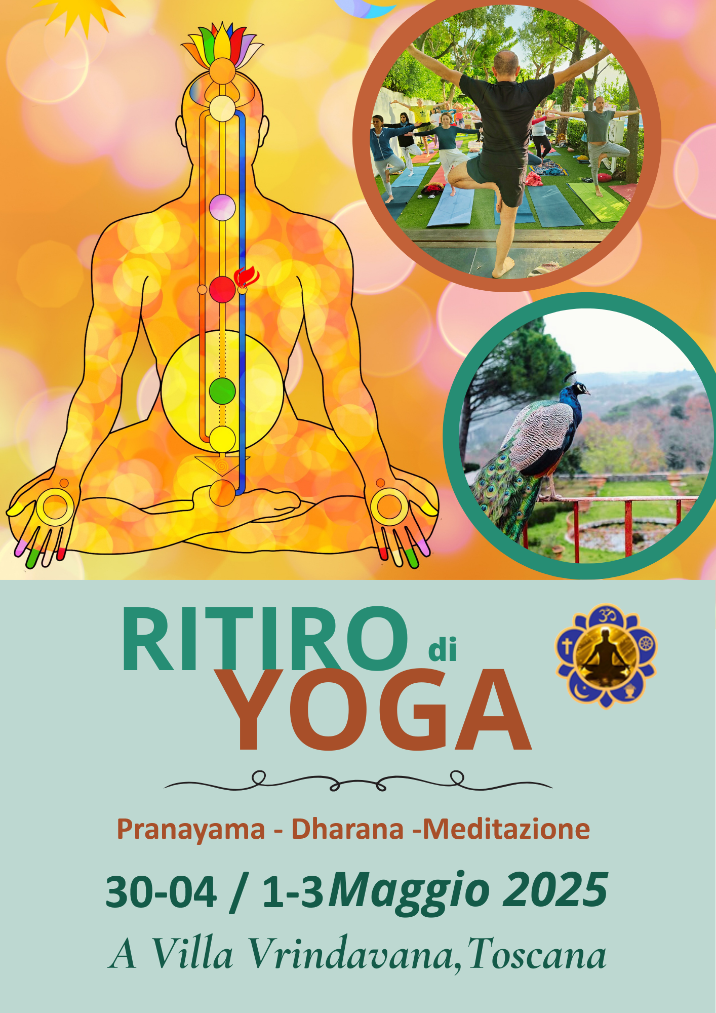 RITIRO YOGA 1 MAGGIO VILLA VRINDAVANA FIRENZE 2026
